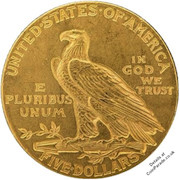 USA Half Eagle Obverse